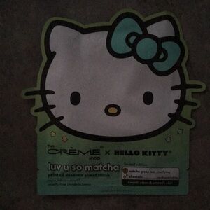 x Hello Kitty Matcha Green Tea Sheet Mask